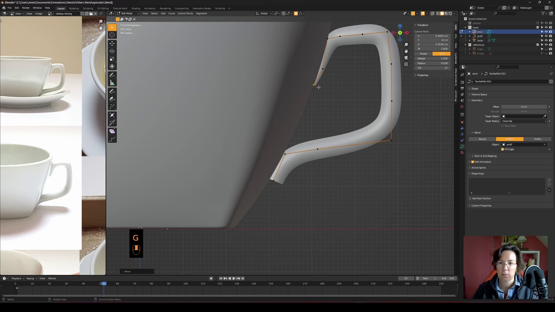 Modélisation de la tasse